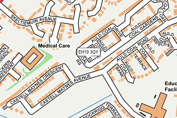 EH19 3QY map - OS OpenMap – Local (Ordnance Survey) EH19 3QY map - OS OpenMap – Local (Ordnance Survey)