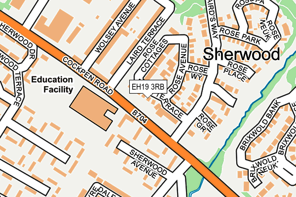 EH19 3RB map - OS OpenMap – Local (Ordnance Survey) EH19 3RB map - OS OpenMap – Local (Ordnance Survey)