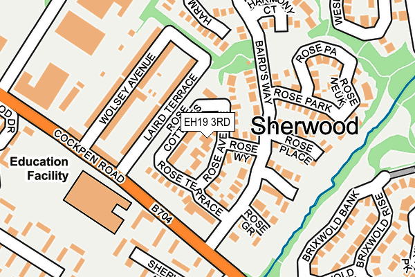 EH19 3RD map - OS OpenMap – Local (Ordnance Survey) EH19 3RD map - OS OpenMap – Local (Ordnance Survey)