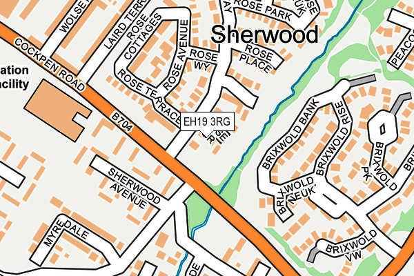 EH19 3RG map - OS OpenMap – Local (Ordnance Survey) EH19 3RG map - OS OpenMap – Local (Ordnance Survey)