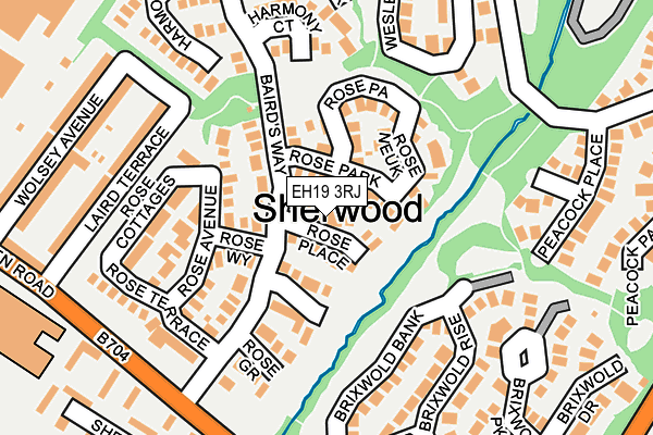 EH19 3RJ map - OS OpenMap – Local (Ordnance Survey) EH19 3RJ map - OS OpenMap – Local (Ordnance Survey)