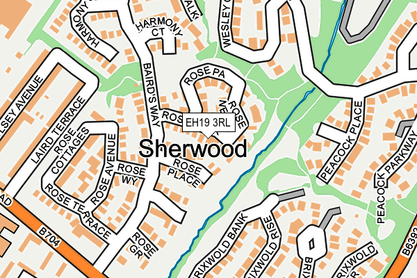 EH19 3RL map - OS OpenMap – Local (Ordnance Survey) EH19 3RL map - OS OpenMap – Local (Ordnance Survey)