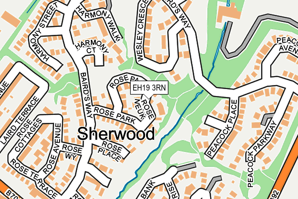 EH19 3RN map - OS OpenMap – Local (Ordnance Survey) EH19 3RN map - OS OpenMap – Local (Ordnance Survey)