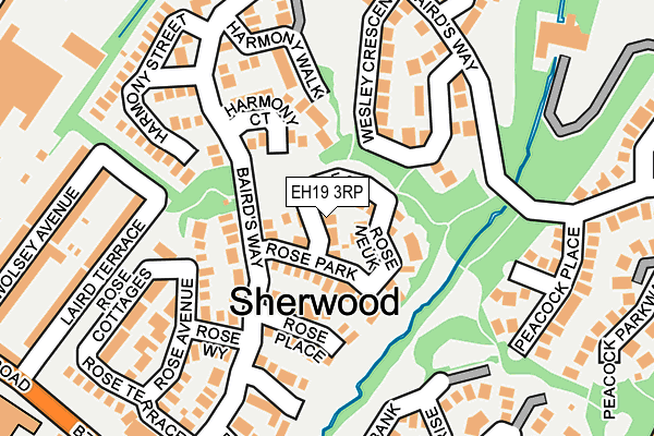 EH19 3RP map - OS OpenMap – Local (Ordnance Survey) EH19 3RP map - OS OpenMap – Local (Ordnance Survey)