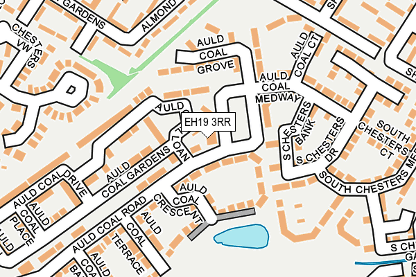 EH19 3RR map - OS OpenMap – Local (Ordnance Survey) EH19 3RR map - OS OpenMap – Local (Ordnance Survey)