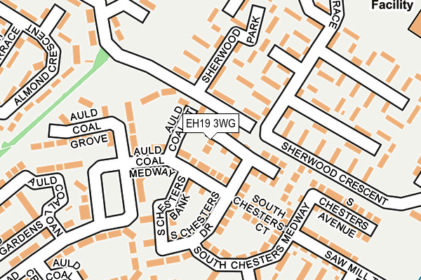 EH19 3WG map - OS OpenMap – Local (Ordnance Survey) EH19 3WG map - OS OpenMap – Local (Ordnance Survey)