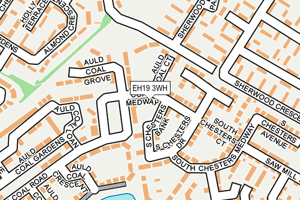 EH19 3WH map - OS OpenMap – Local (Ordnance Survey) EH19 3WH map - OS OpenMap – Local (Ordnance Survey)