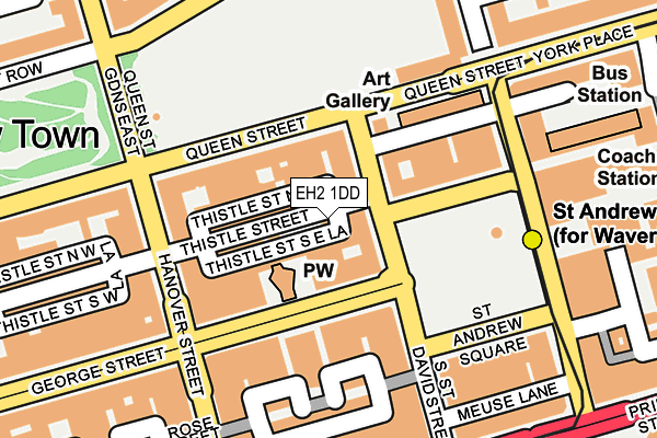 EH2 1DD map - OS OpenMap – Local (Ordnance Survey) EH2 1DD map - OS OpenMap – Local (Ordnance Survey)
