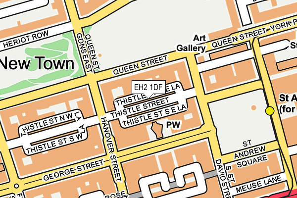 EH2 1DF map - OS OpenMap – Local (Ordnance Survey) EH2 1DF map - OS OpenMap – Local (Ordnance Survey)