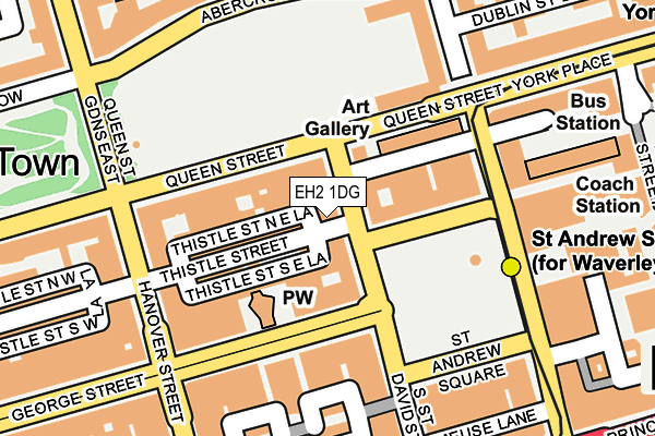 EH2 1DG map - OS OpenMap – Local (Ordnance Survey) EH2 1DG map - OS OpenMap – Local (Ordnance Survey)