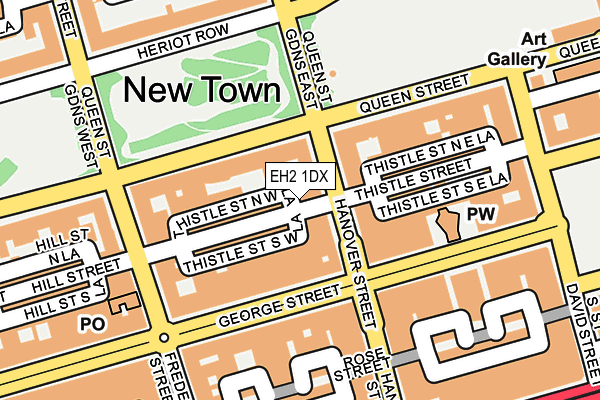 EH2 1DX map - OS OpenMap – Local (Ordnance Survey) EH2 1DX map - OS OpenMap – Local (Ordnance Survey)