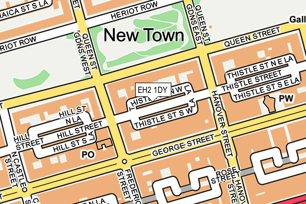 EH2 1DY map - OS OpenMap – Local (Ordnance Survey) EH2 1DY map - OS OpenMap – Local (Ordnance Survey)
