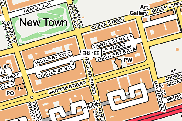 EH2 1EE map - OS OpenMap – Local (Ordnance Survey) EH2 1EE map - OS OpenMap – Local (Ordnance Survey)