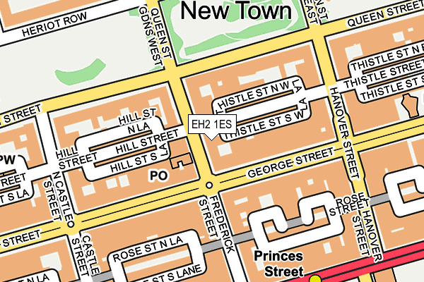 EH2 1ES map - OS OpenMap – Local (Ordnance Survey) EH2 1ES map - OS OpenMap – Local (Ordnance Survey)