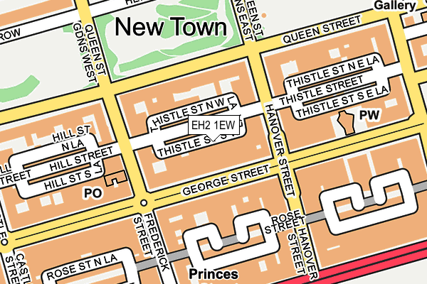 EH2 1EW map - OS OpenMap – Local (Ordnance Survey) EH2 1EW map - OS OpenMap – Local (Ordnance Survey)