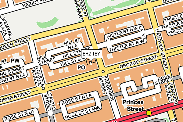 EH2 1EY map - OS OpenMap – Local (Ordnance Survey) EH2 1EY map - OS OpenMap – Local (Ordnance Survey)