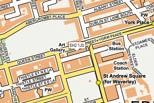 EH2 1JD map - OS OpenMap – Local (Ordnance Survey) EH2 1JD map - OS OpenMap – Local (Ordnance Survey)