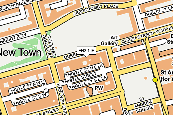 EH2 1JE map - OS OpenMap – Local (Ordnance Survey) EH2 1JE map - OS OpenMap – Local (Ordnance Survey)