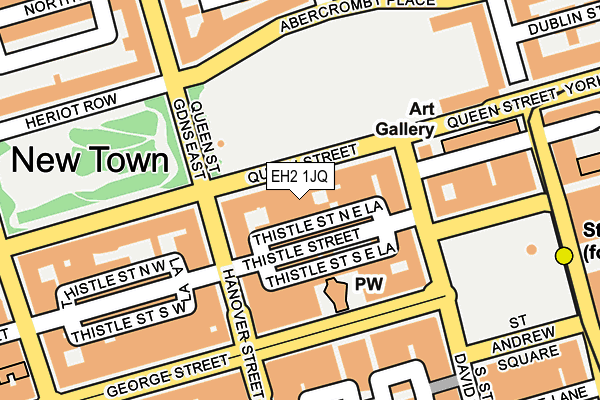 EH2 1JQ map - OS OpenMap – Local (Ordnance Survey) EH2 1JQ map - OS OpenMap – Local (Ordnance Survey)