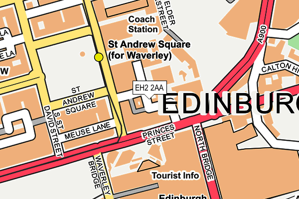 EH2 2AA map - OS OpenMap – Local (Ordnance Survey) EH2 2AA map - OS OpenMap – Local (Ordnance Survey)