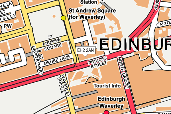 EH2 2AN map - OS OpenMap – Local (Ordnance Survey) EH2 2AN map - OS OpenMap – Local (Ordnance Survey)