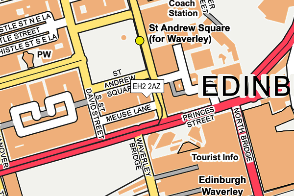 EH2 2AZ map - OS OpenMap – Local (Ordnance Survey) EH2 2AZ map - OS OpenMap – Local (Ordnance Survey)