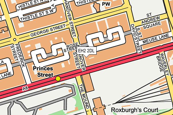 EH2 2DL map - OS OpenMap – Local (Ordnance Survey) EH2 2DL map - OS OpenMap – Local (Ordnance Survey)