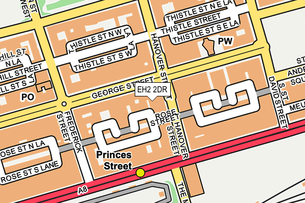 EH2 2DR map - OS OpenMap – Local (Ordnance Survey) EH2 2DR map - OS OpenMap – Local (Ordnance Survey)