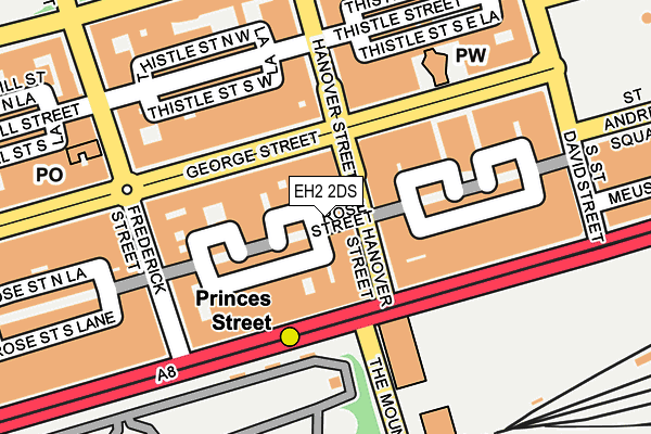 EH2 2DS map - OS OpenMap – Local (Ordnance Survey) EH2 2DS map - OS OpenMap – Local (Ordnance Survey)