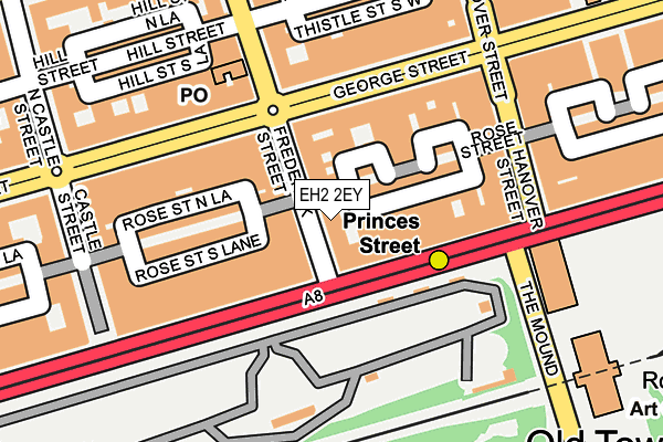 EH2 2EY map - OS OpenMap – Local (Ordnance Survey) EH2 2EY map - OS OpenMap – Local (Ordnance Survey)