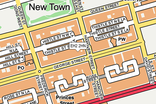 EH2 2HN map - OS OpenMap – Local (Ordnance Survey)