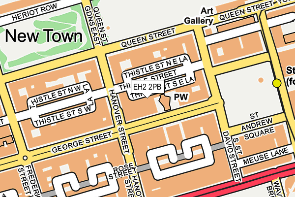 EH2 2PB map - OS OpenMap – Local (Ordnance Survey) EH2 2PB map - OS OpenMap – Local (Ordnance Survey)