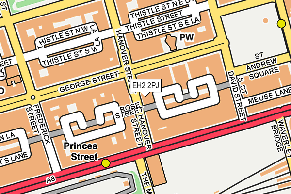 EH2 2PJ map - OS OpenMap – Local (Ordnance Survey) EH2 2PJ map - OS OpenMap – Local (Ordnance Survey)