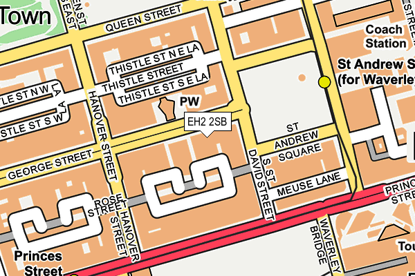 EH2 2SB map - OS OpenMap – Local (Ordnance Survey) EH2 2SB map - OS OpenMap – Local (Ordnance Survey)