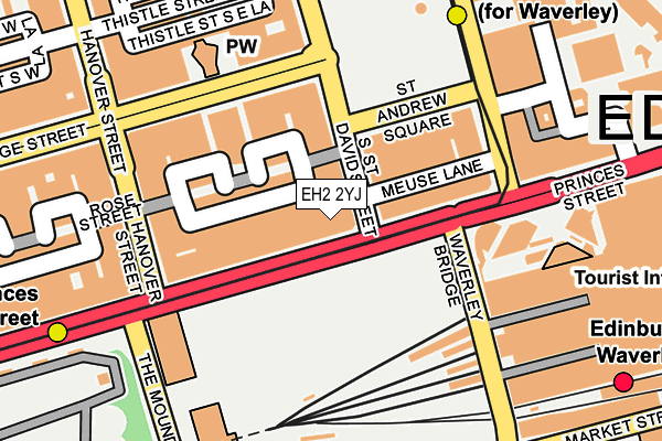 EH2 2YJ map - OS OpenMap – Local (Ordnance Survey) EH2 2YJ map - OS OpenMap – Local (Ordnance Survey)
