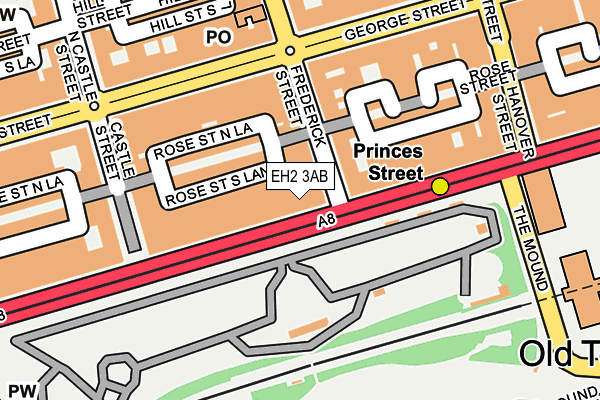 EH2 3AB map - OS OpenMap – Local (Ordnance Survey) EH2 3AB map - OS OpenMap – Local (Ordnance Survey)