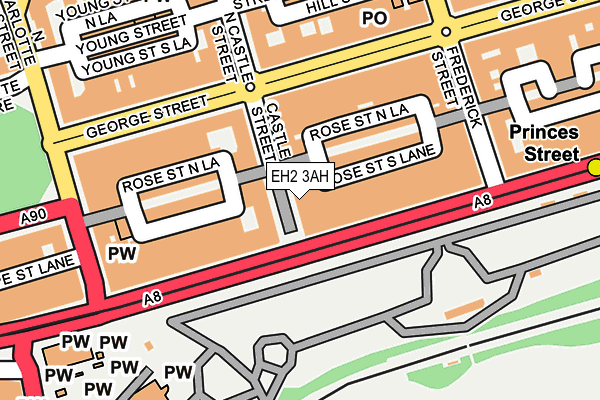 EH2 3AH map - OS OpenMap – Local (Ordnance Survey) EH2 3AH map - OS OpenMap – Local (Ordnance Survey)