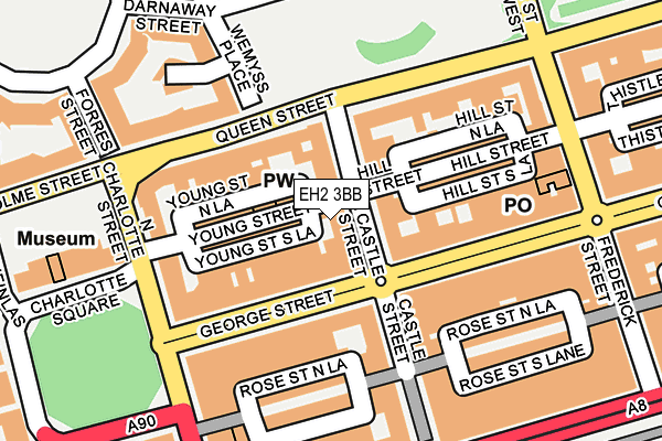 EH2 3BB map - OS OpenMap – Local (Ordnance Survey) EH2 3BB map - OS OpenMap – Local (Ordnance Survey)
