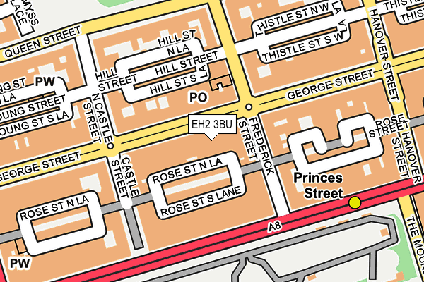 EH2 3BU map - OS OpenMap – Local (Ordnance Survey) EH2 3BU map - OS OpenMap – Local (Ordnance Survey)