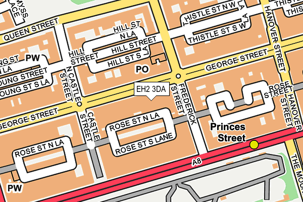 EH2 3DA map - OS OpenMap – Local (Ordnance Survey) EH2 3DA map - OS OpenMap – Local (Ordnance Survey)