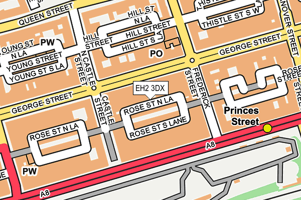 EH2 3DX map - OS OpenMap – Local (Ordnance Survey) EH2 3DX map - OS OpenMap – Local (Ordnance Survey)