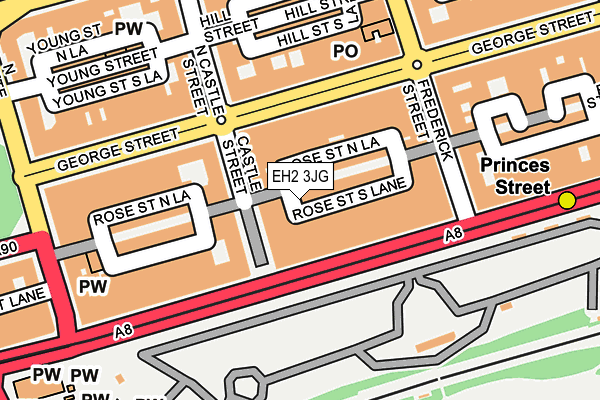 EH2 3JG map - OS OpenMap – Local (Ordnance Survey) EH2 3JG map - OS OpenMap – Local (Ordnance Survey)
