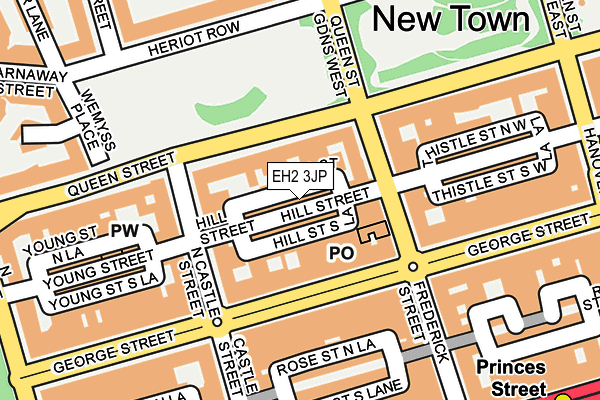 EH2 3JP map - OS OpenMap – Local (Ordnance Survey) EH2 3JP map - OS OpenMap – Local (Ordnance Survey)