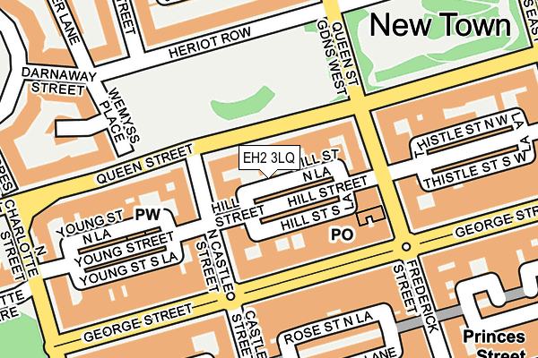 EH2 3LQ map - OS OpenMap – Local (Ordnance Survey) EH2 3LQ map - OS OpenMap – Local (Ordnance Survey)