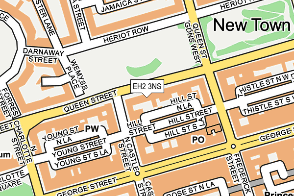 EH2 3NS map - OS OpenMap – Local (Ordnance Survey) EH2 3NS map - OS OpenMap – Local (Ordnance Survey)