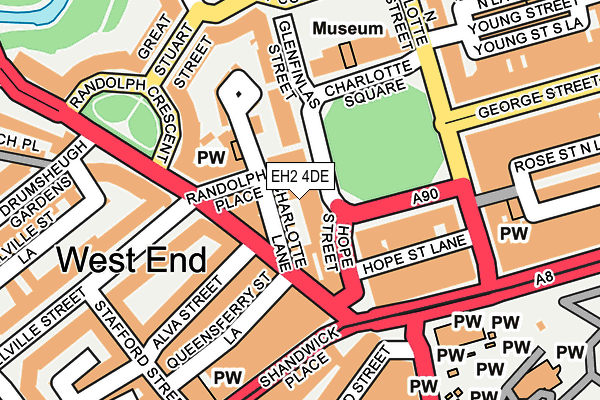 EH2 4DE map - OS OpenMap – Local (Ordnance Survey) EH2 4DE map - OS OpenMap – Local (Ordnance Survey)