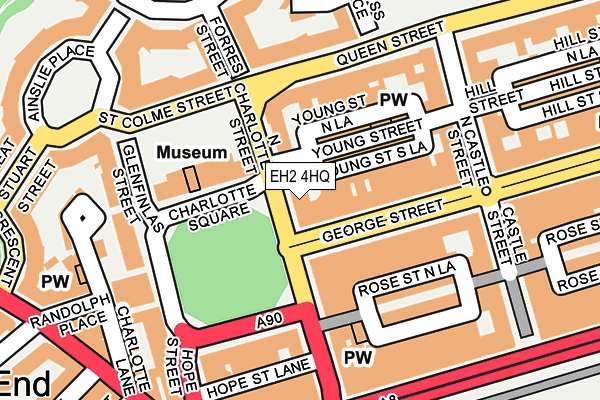 EH2 4HQ map - OS OpenMap – Local (Ordnance Survey) EH2 4HQ map - OS OpenMap – Local (Ordnance Survey)