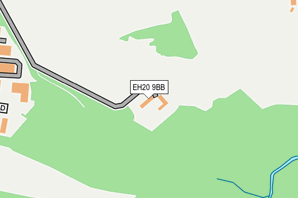EH20 9BB map - OS OpenMap – Local (Ordnance Survey) EH20 9BB map - OS OpenMap – Local (Ordnance Survey)