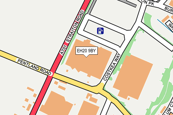 EH20 9BY map - OS OpenMap – Local (Ordnance Survey)