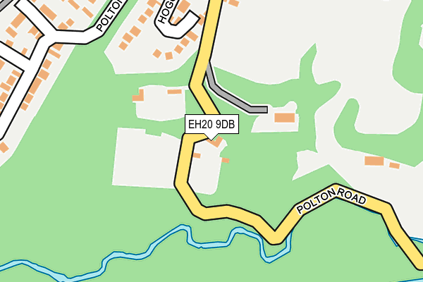 EH20 9DB map - OS OpenMap – Local (Ordnance Survey) EH20 9DB map - OS OpenMap – Local (Ordnance Survey)